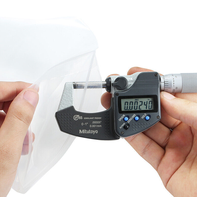 Clear Reclosable Seal Bag Plastic Poly Zipper Bags Zipper W/Hang Hole 2Mil