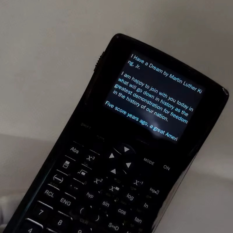 2026 Multifunction Text Reading Calculator with eBook Reader Video Music Player