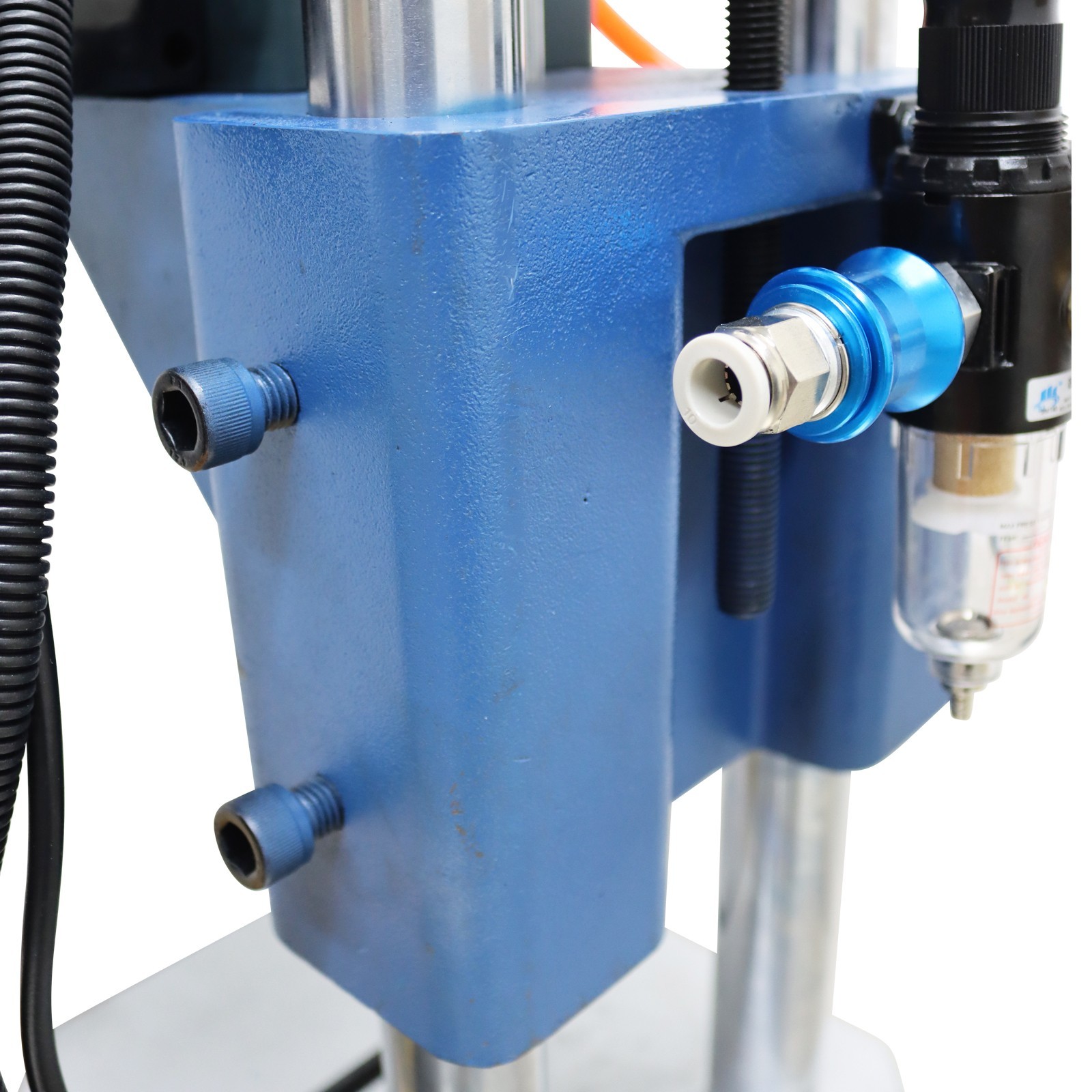 110V 1102lb/500kg Pneumatic Punch Press Machine with Controller 0.6Mpa-0.8MPa