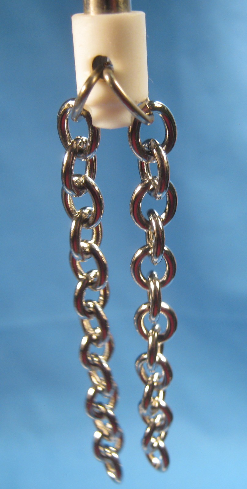 CHEMGLASS CHAIN LINK SCRAPER FOR 1000 ML FLASKS NEW OLD STOCK FREE SHIPPING