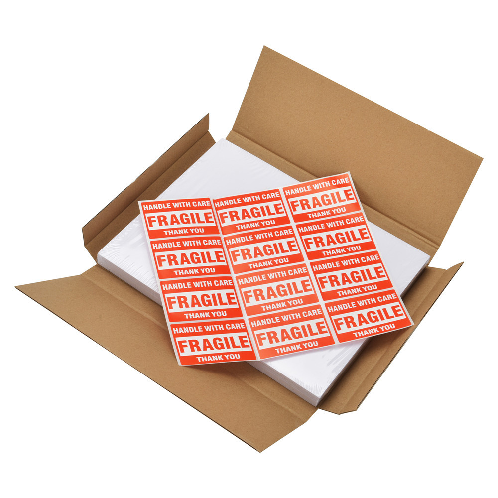 4000 Rounded Corner Mailing Shipping Labels 8.5×5.5 Half-Sheet Self Adhesive USA