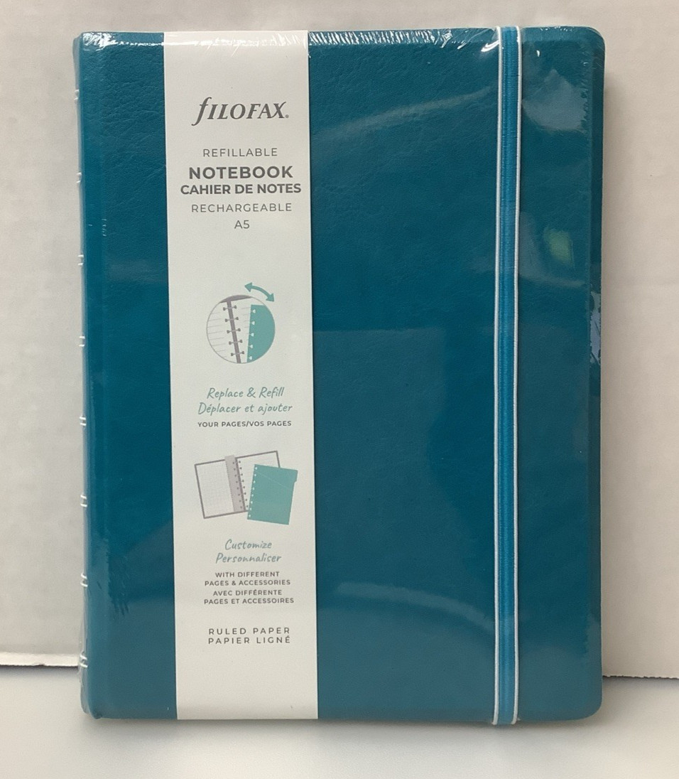 Filofax Refillable A5 Notebook Replace & Refill Customizable planner Ruled Paper