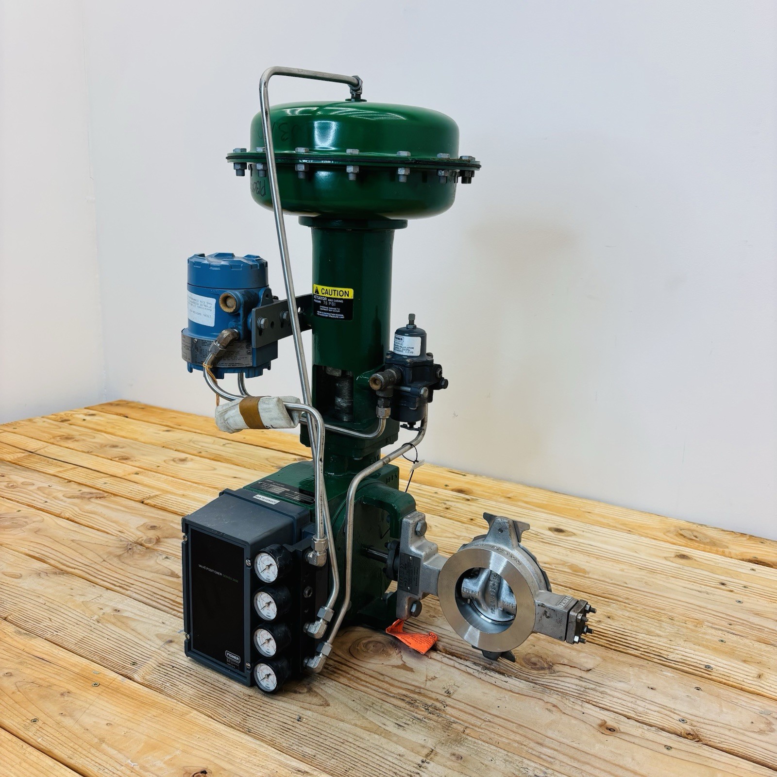Fisher 8580 3″ CL150-300 High Performance Butterfly Valve w/ 1052 Actuator – New