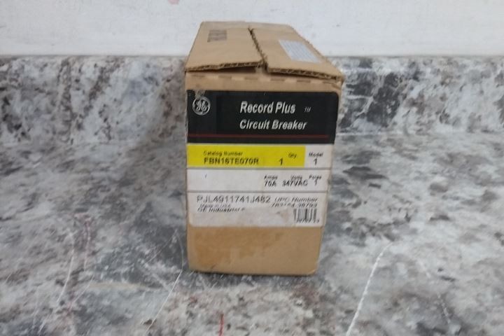 GE FBN16TE070R 347/600VAC 70 Amps Single-Pole Molded Case Circuit Breaker