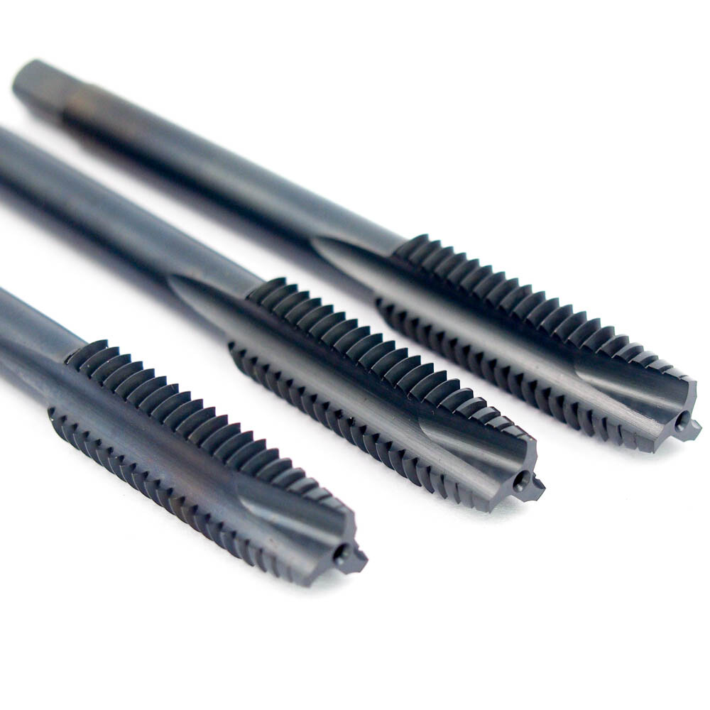 Widia Spiral Point Plug Taps 7/16-14 H3 3FL HSS Oxide UNC 18809 (3 Pcs)