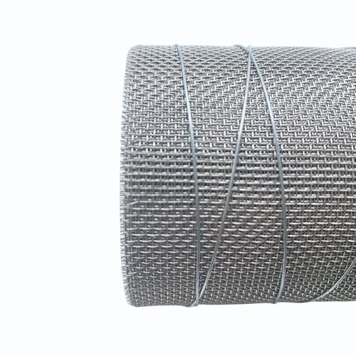 Stainless Steel Wire Mesh 15.5in x 10ft 304 Metal Screen Roll DIY Repair Guard