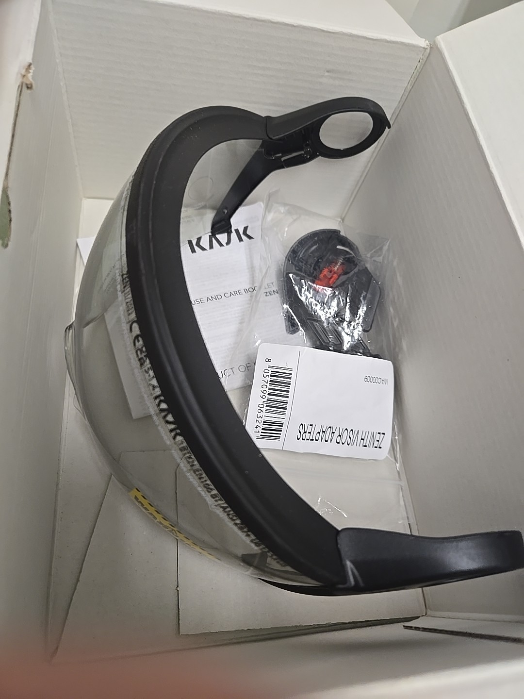 Kask WKI00003.500 Zen FF Full Face Visor Kit, Clear and smoke(2 included)