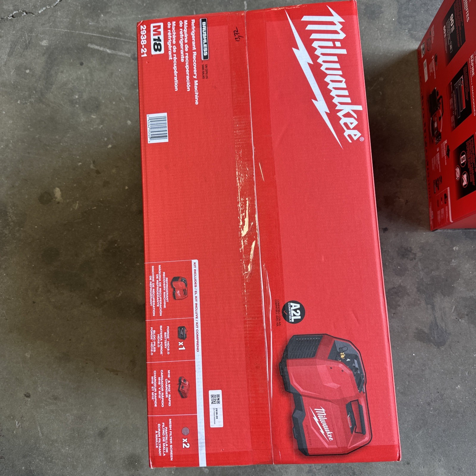 Milwaukee M18 Refrigerant Recovery Machine Kit 2026 12.0 FORGE 2938-21