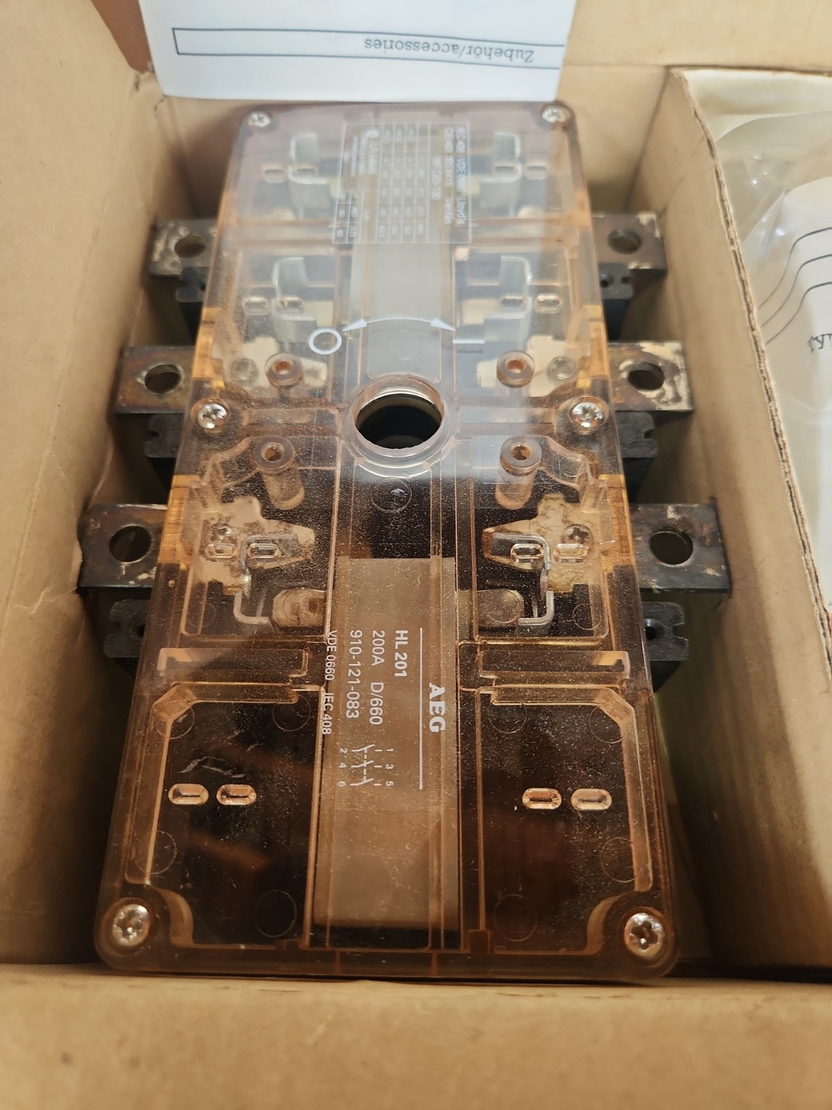 AEG HL201/IV 910-121-093 690VAC 250A