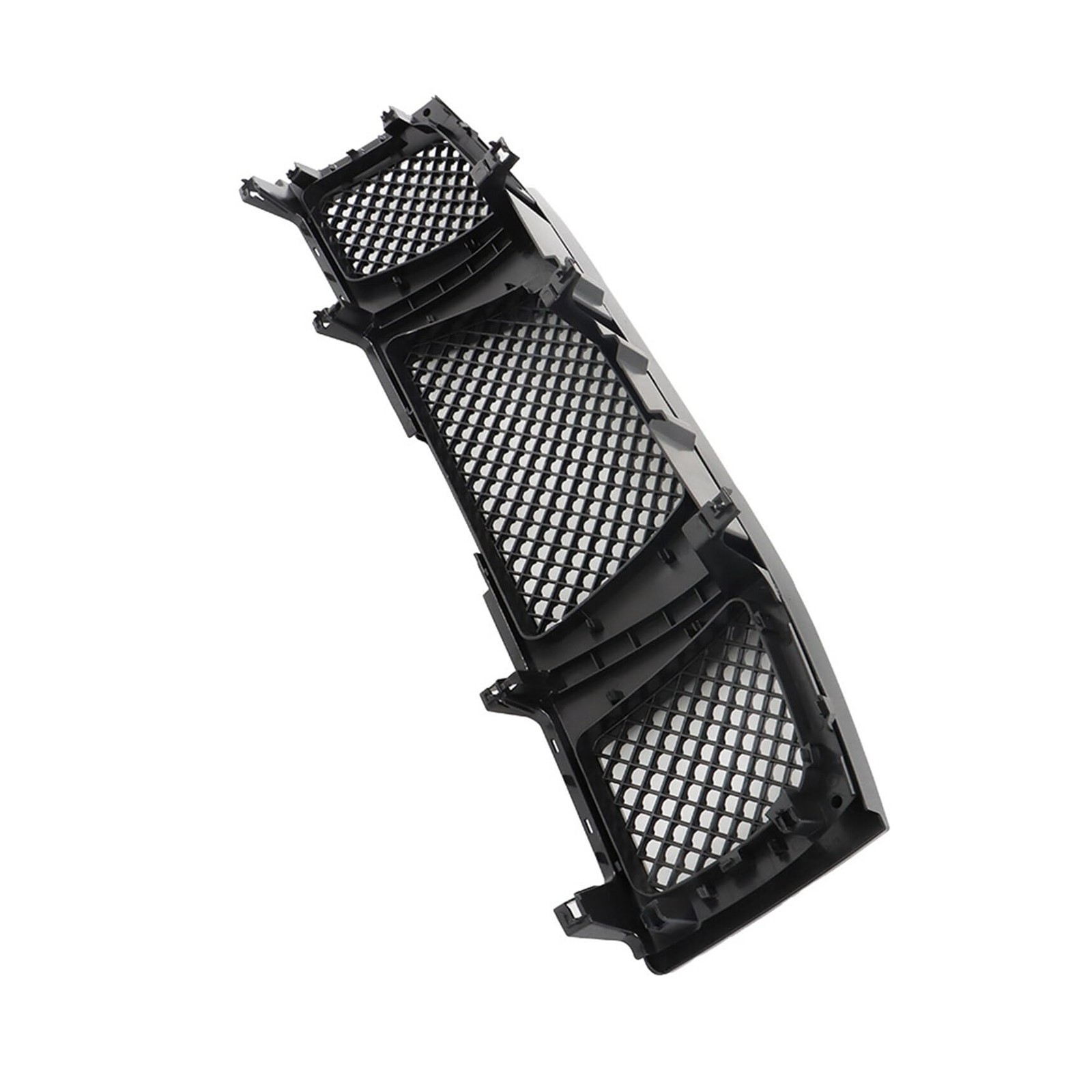 Front Upper Grille Glossy Black Mesh Replacement for 2004-2007 Titan Pickup