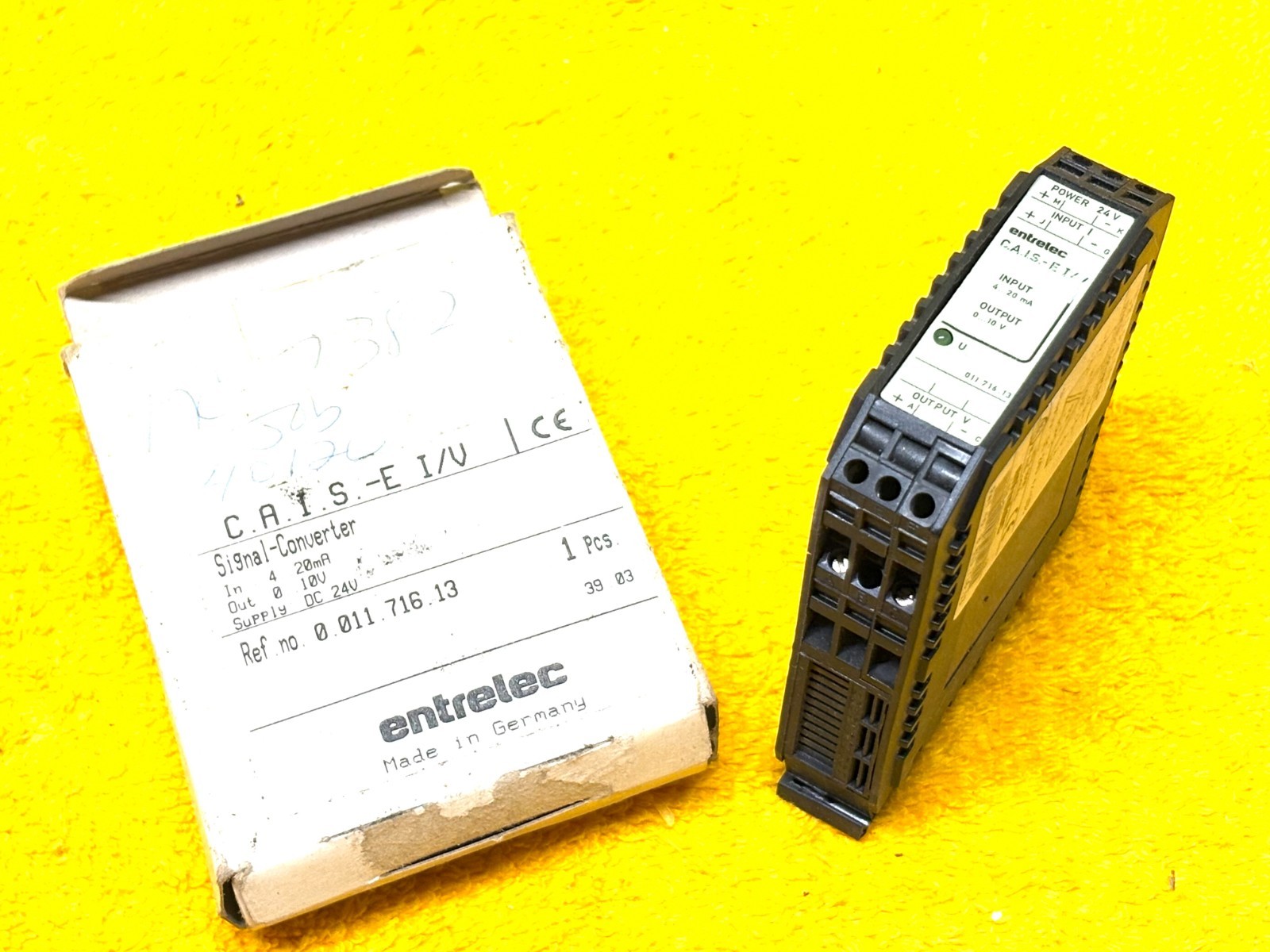 ENTRELEC CAIS-E I/V 24VDC SIGNAL CONVERTER (NEW IN BOX)