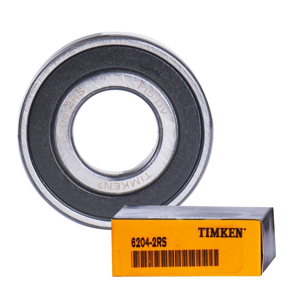 2PACK TIMKEN 6204-2RS 20X47X14MM Double Rubber Sealed Bearings 6204RS