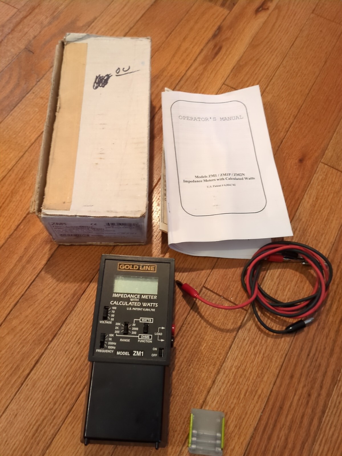 GOLD LINE ZM1 Impedance Meter – Calc. Watts For 25,50,70, or 100 Volt , Read!!!