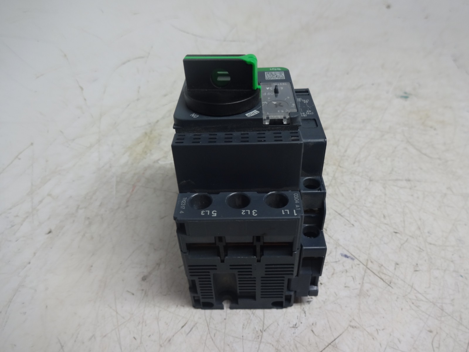 Schneider Electric GV2P10 4-6.3A Circuit Breaker / GVAN11 Auxiliary Contact