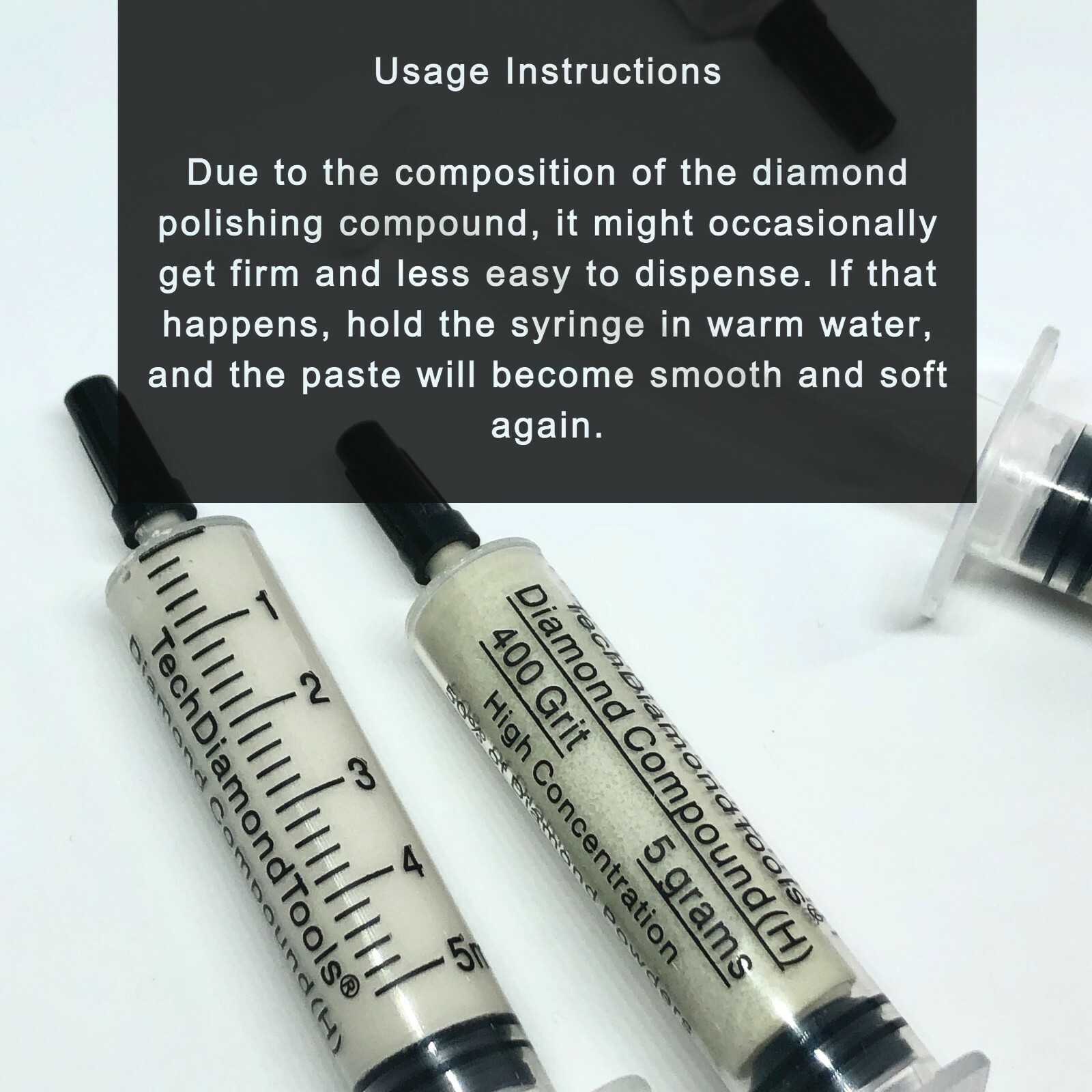 Diamond Polishing Paste 200,000 Grit 0-0.1 Micron (M) 25% Concentration 5 grams
