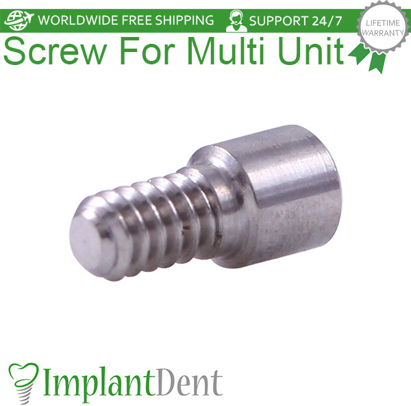 100x Dental Screw For Multi Unit 1.6mm Prosthetic 4.0mm Titanium Tool