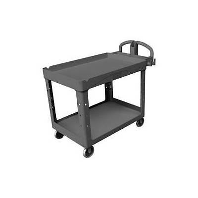 Rubbermaid FG4520-88BLA Heavy-Duty Utility/Service Cart (Black)