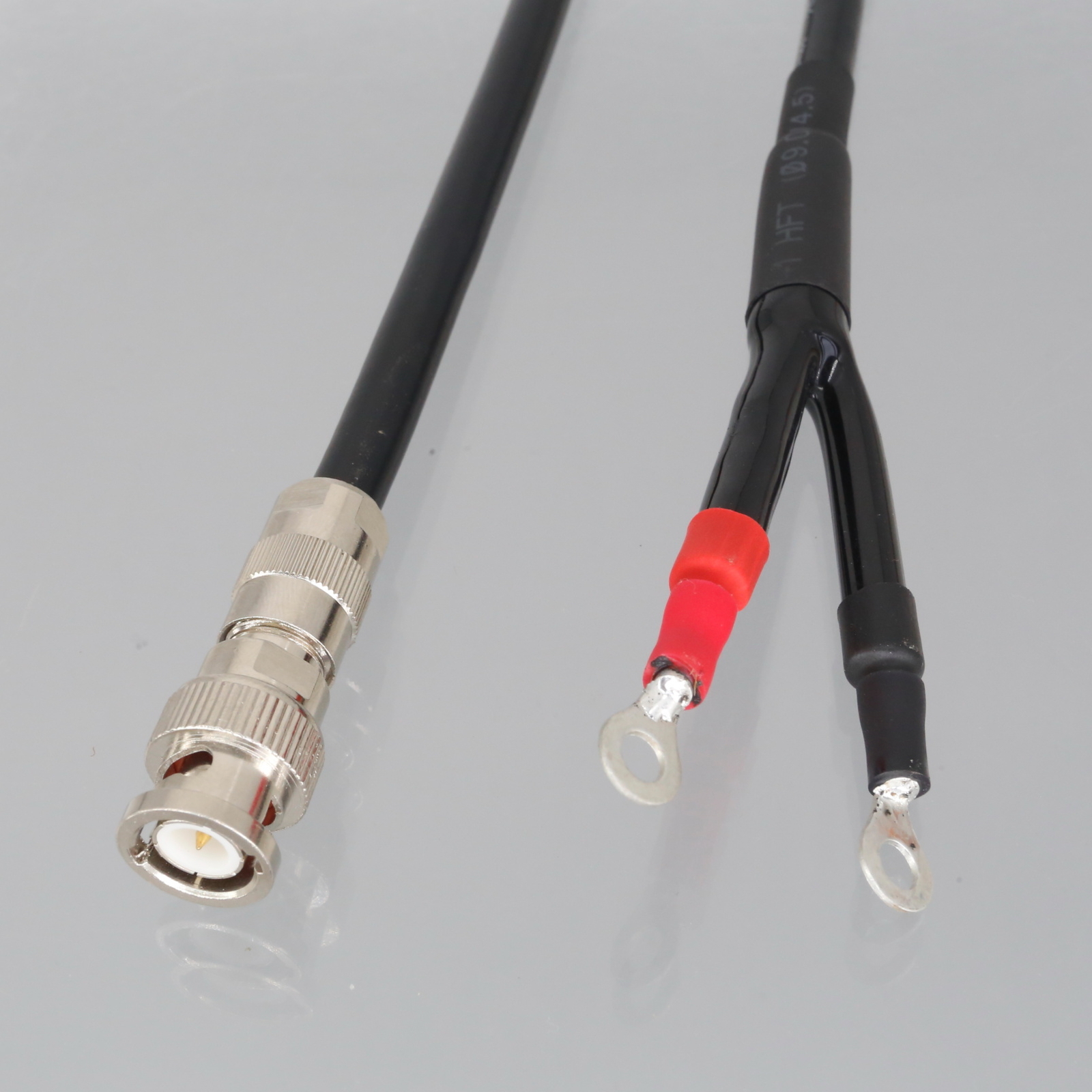 BNC Male to M4 Screw Ring Terminal Cable Clamp Ultrasonic Signal Conversion Cord