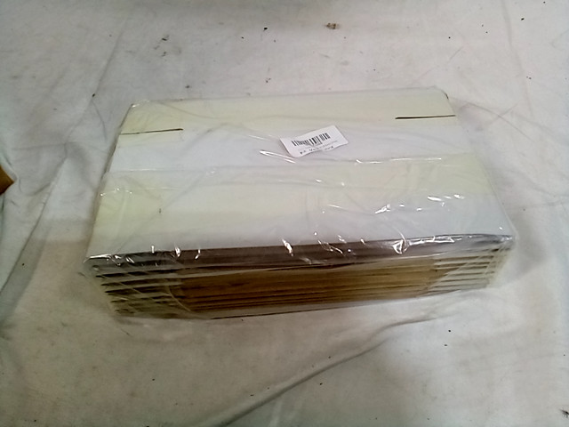 Flat Foldable Cardboard Gift / Shipping Boxes 10pk – White – 7X5X2″