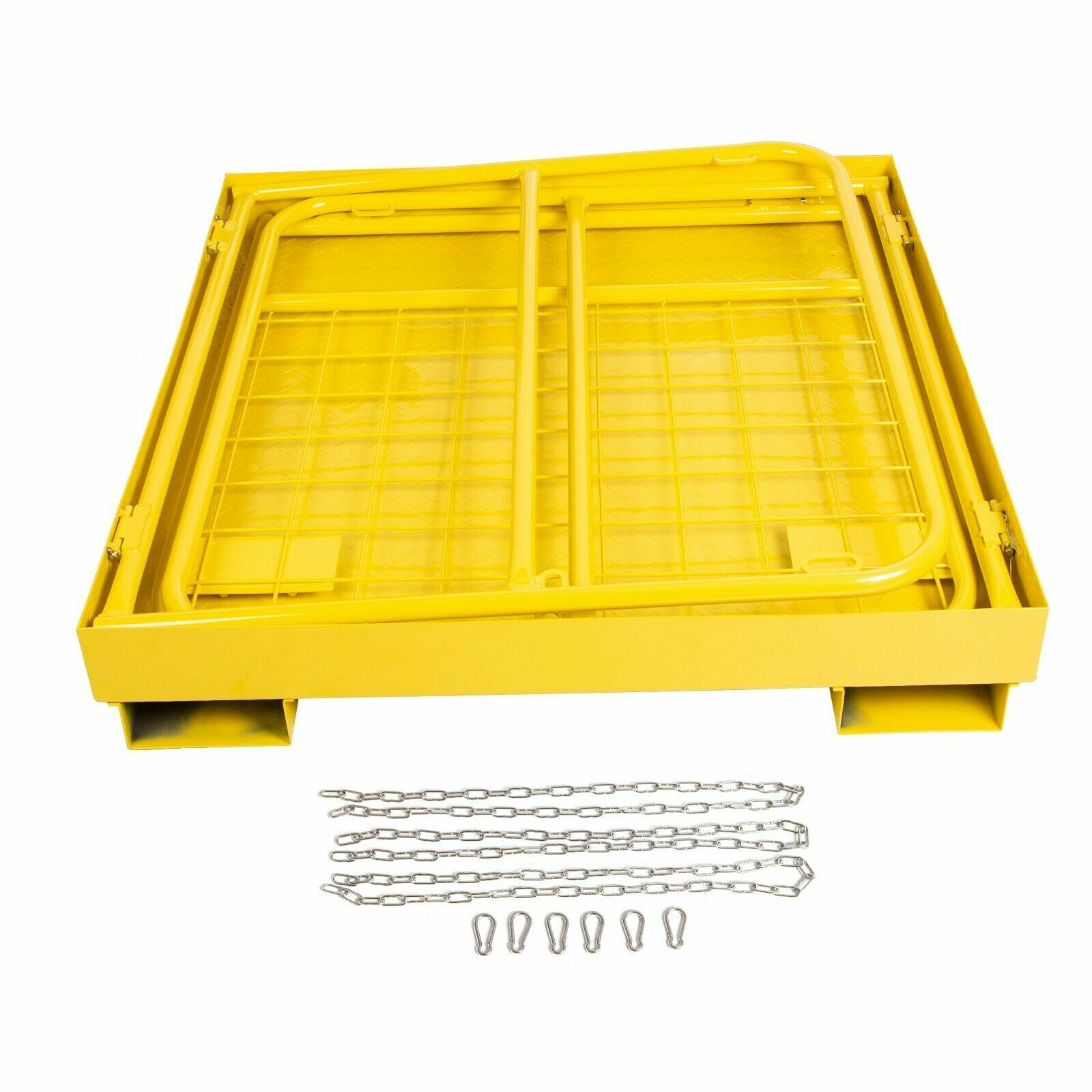 Heavy Duty Forklift Safety Cage Work Platform Basket 36″x36″ 1200lbs for Aerial
