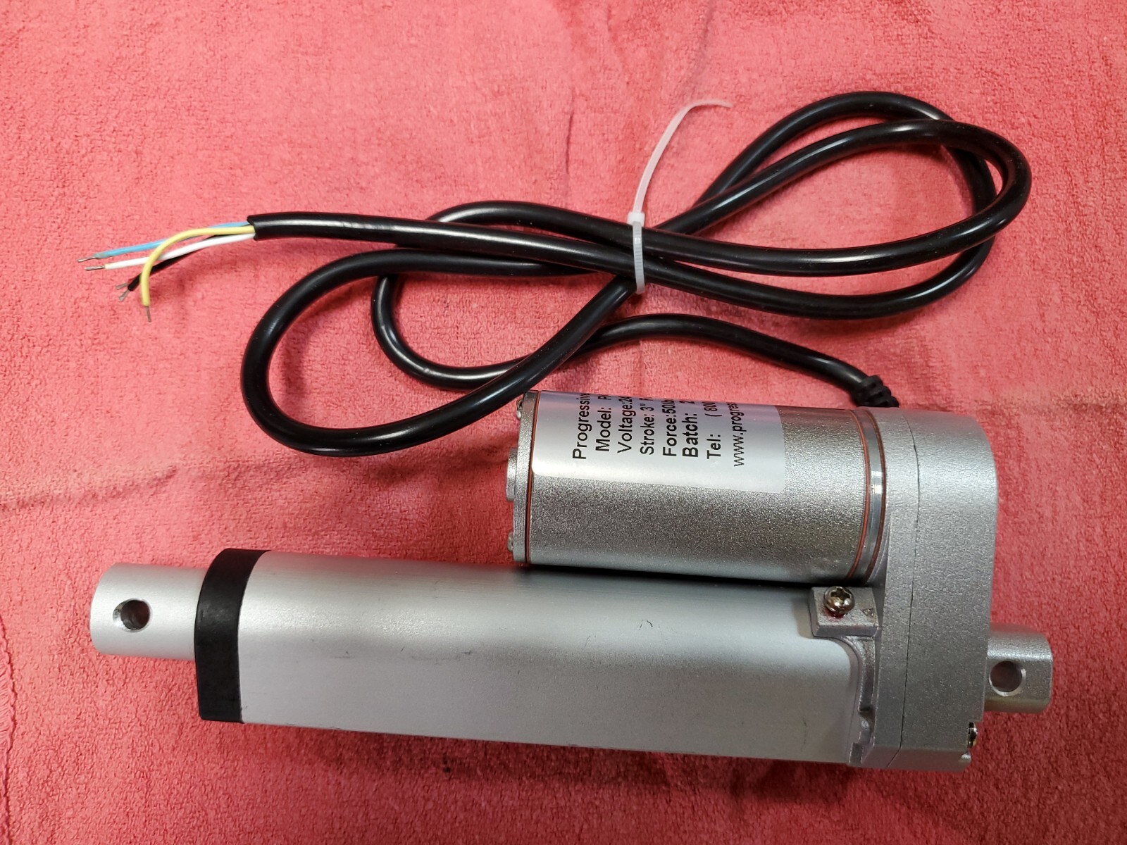 Progressive Automations Model PA-14-3-50 24VDC 3″Stroke 50lbs Force