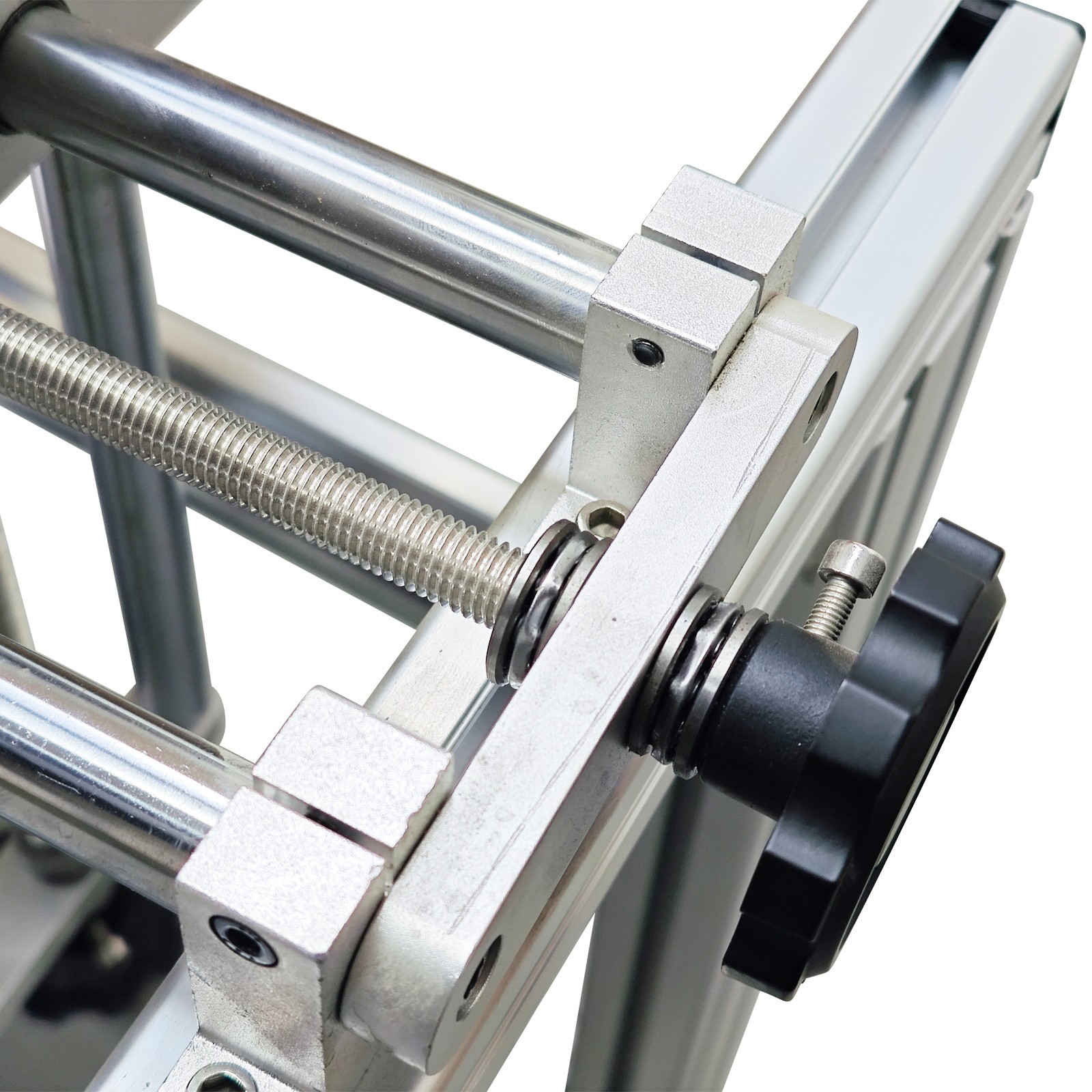 110V 0.39″–6.69″ Bottle Clamping Conveyor Bottomless Gap Transfer Double Motor