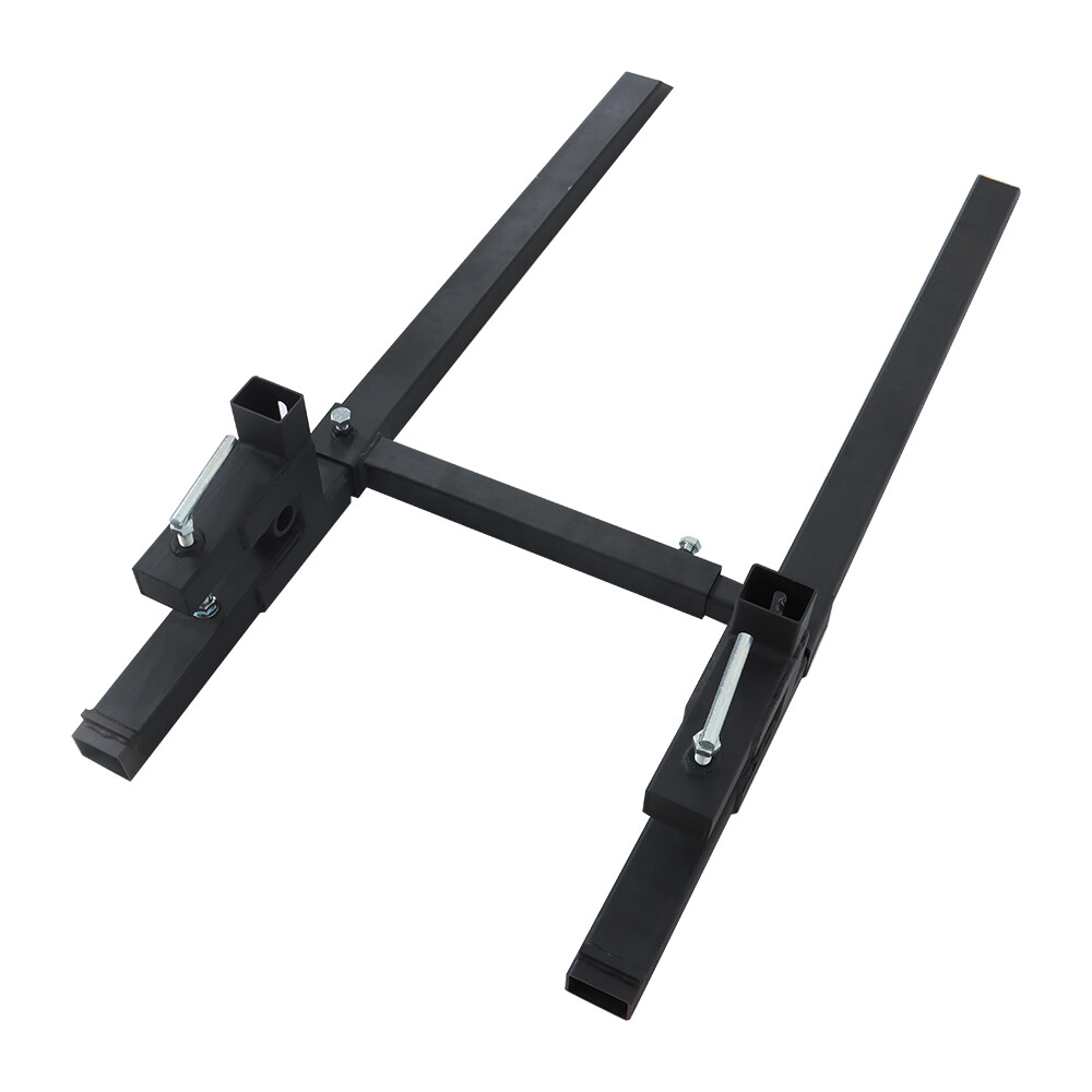60″ 2000lbs Clamp on Pallet Forks Loader Bucket Skidsteer Tractor