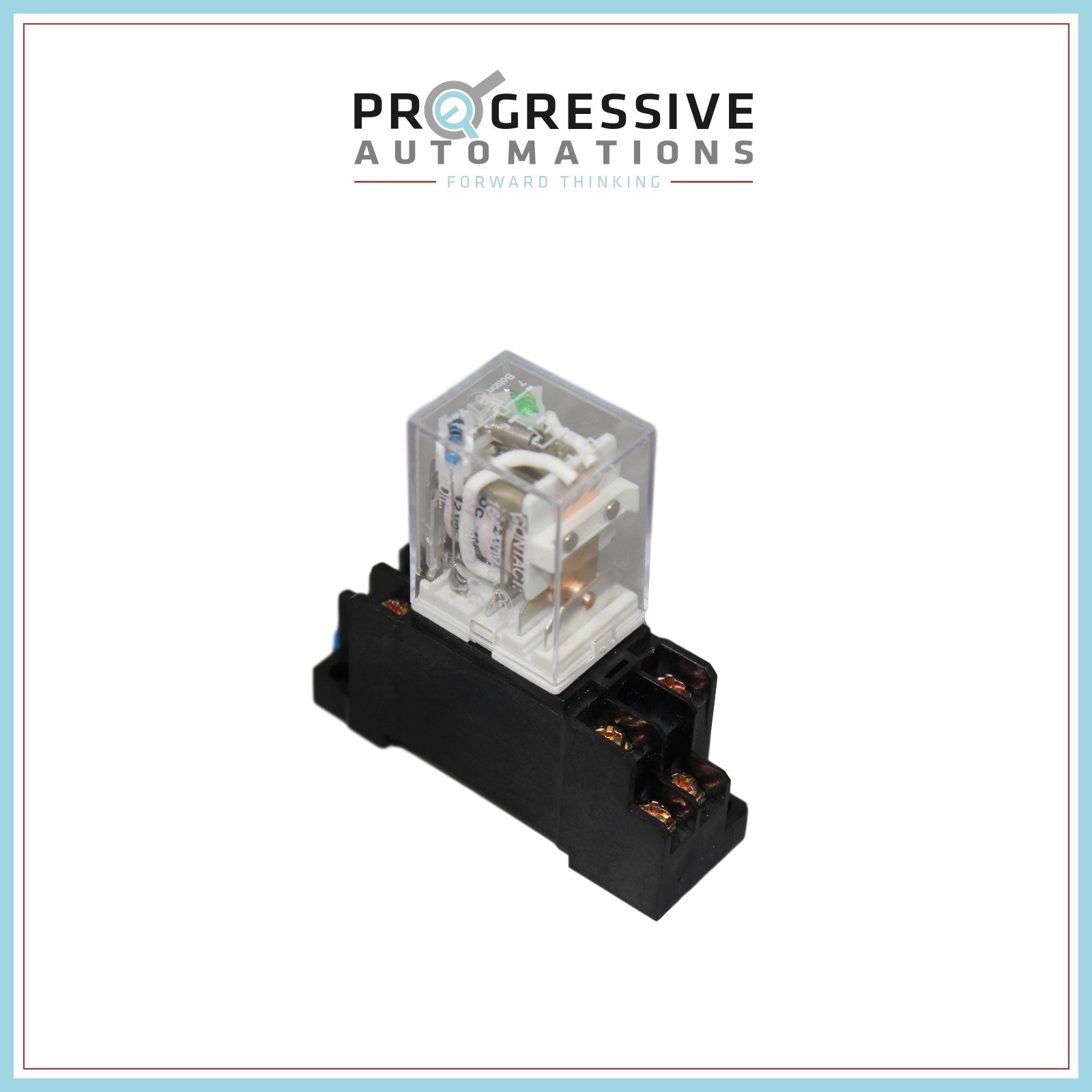 Relay + Relay Socket – SPDT – 12 VDC – 16A – Progressive Automations