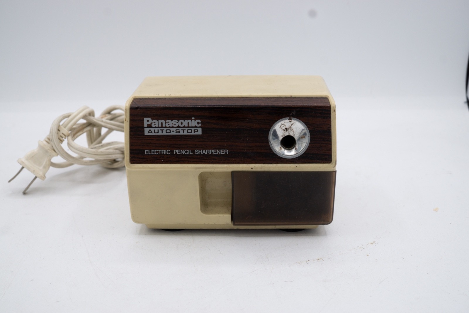 Vintage Panasonic KP-110 Electric Pencil Sharpener Auto-Stop Tested Japan