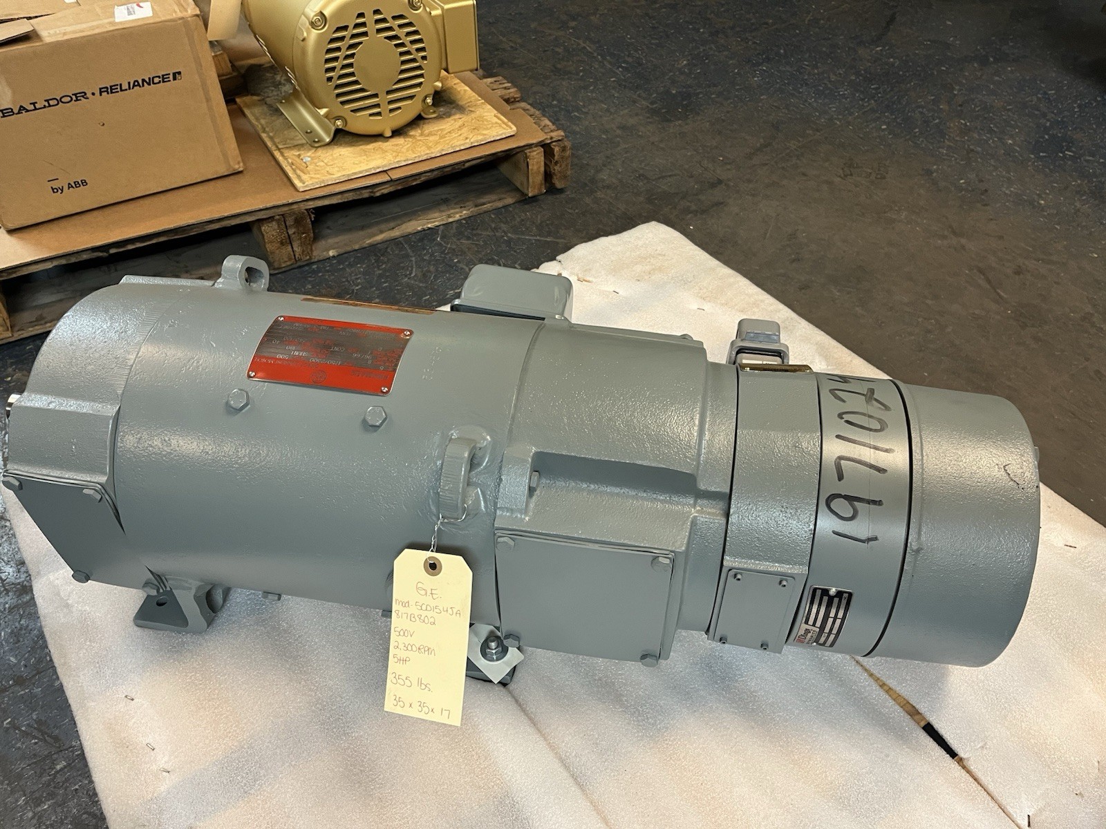 KINAMATIC,CD2110ATY,5HP DC MOTOR W DINGS BRAKE 1750RPM 500VDC 5CD154JA817B802