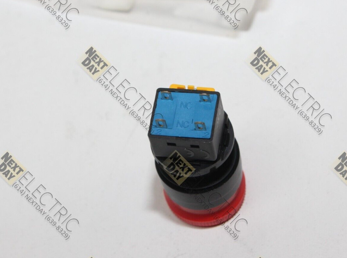 Idec, HA-S HA1E, A1E-V2S1R HA1E-V2S2R Emergency Stop Twist Button Push 16mm 5/8″
