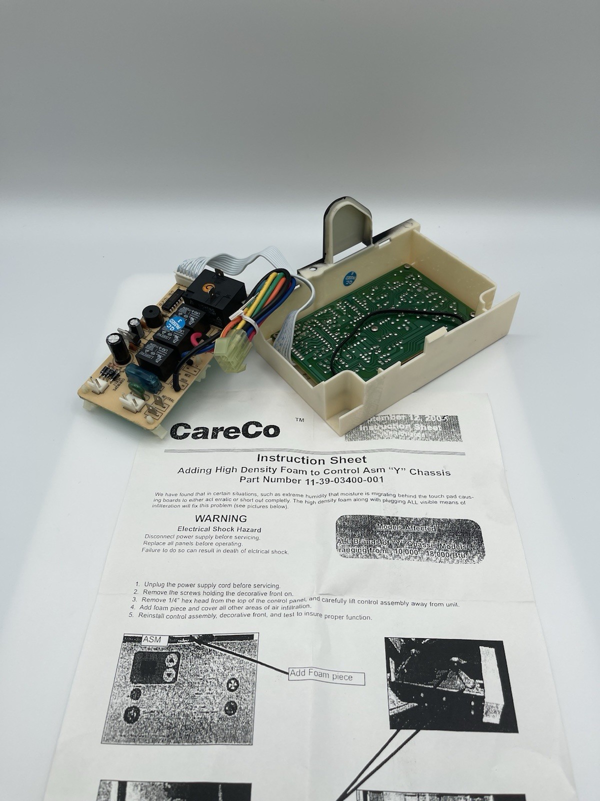 CareCo 11-39-03400-001 – OEM Replacement Touchpad Control Board