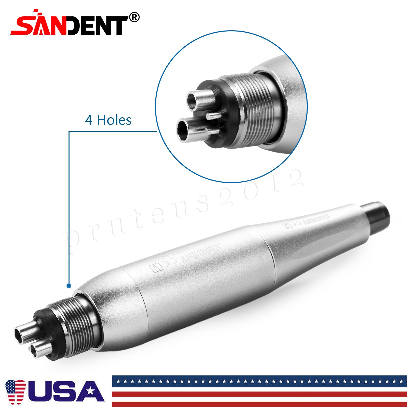 NSK Style Fiber Optic Dental E-generator LED 3-Spray High Speed handpiece 4 Hole