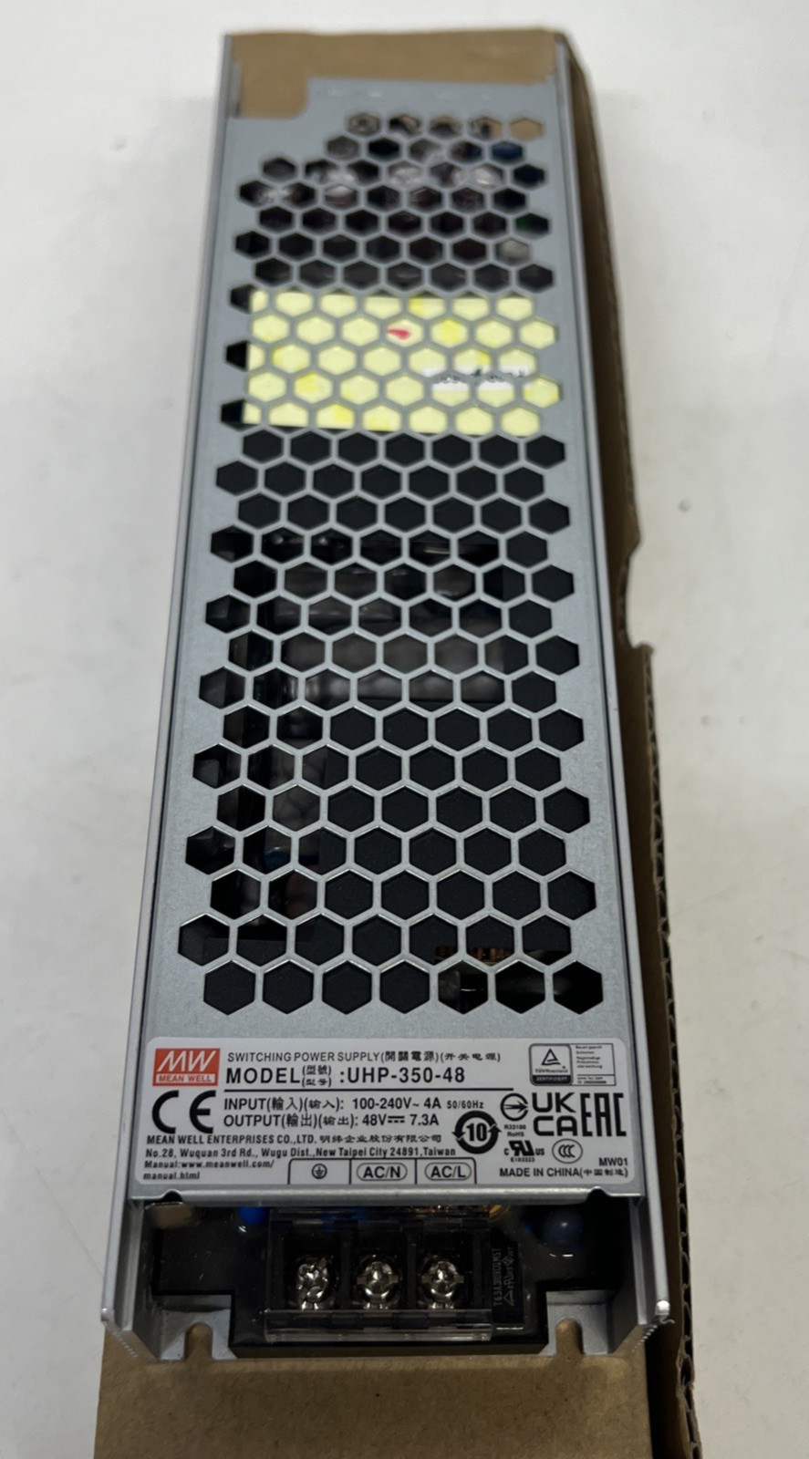 NEW Mean Well UHP-350-48 350W 48V 7.3A Power Supply (PSU) 1866-4972-ND 48V 350W