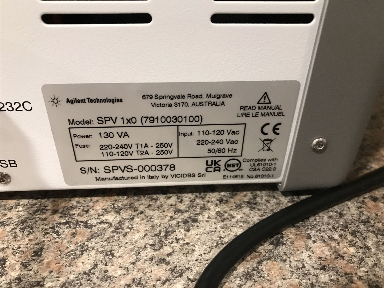 Agilent Cary Single Cell Pettier SPV- 1×0 30 Day Free Return Guarantee