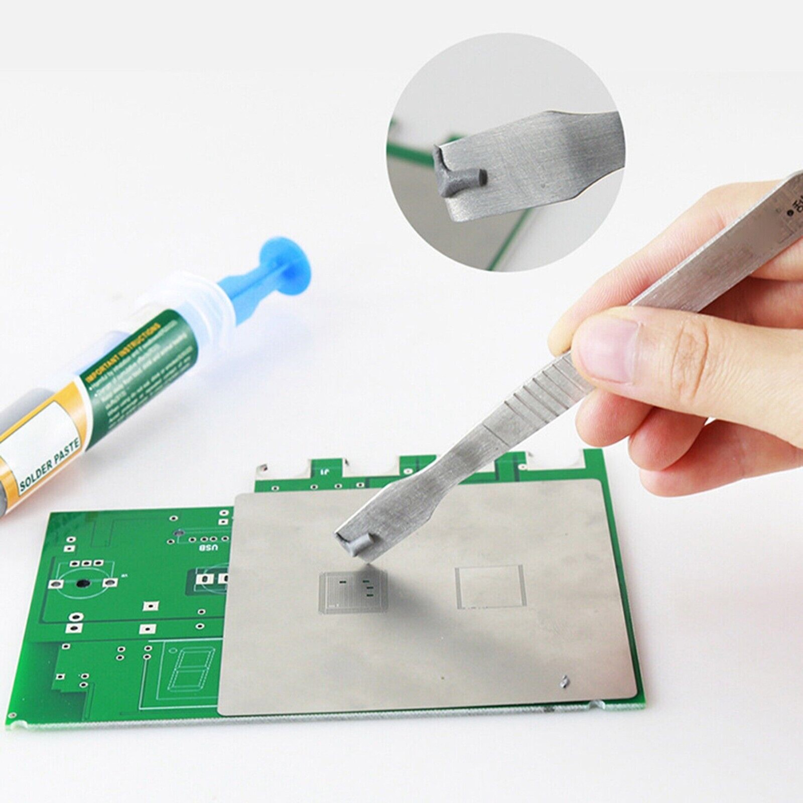 30g BGA Tin Solder Paste Sn63/Pb37 Syringe Liquid Flux Welding Soldering Tool