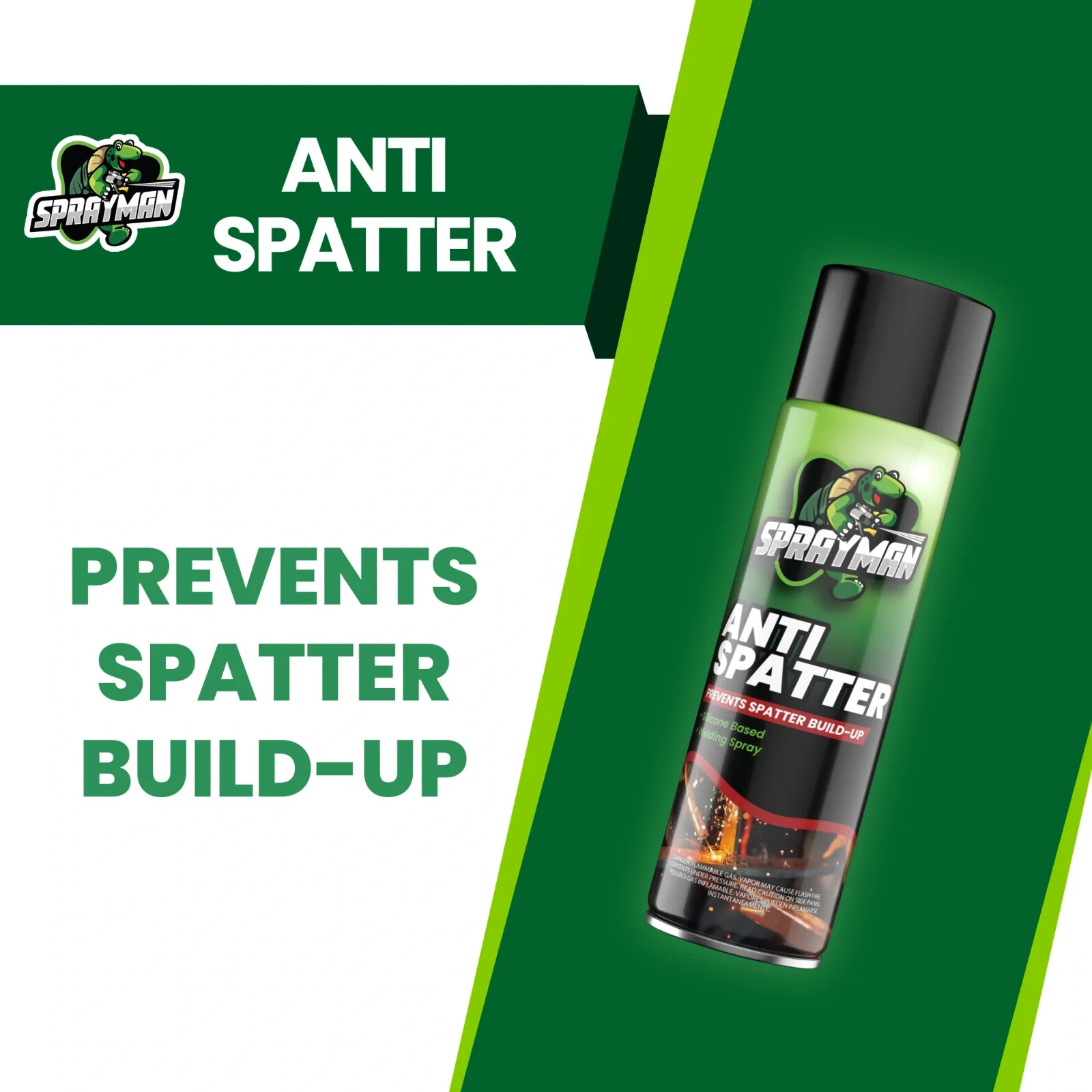 Sprayman Anti Spatter Spray, 12.3 fl oz – 12 Pack