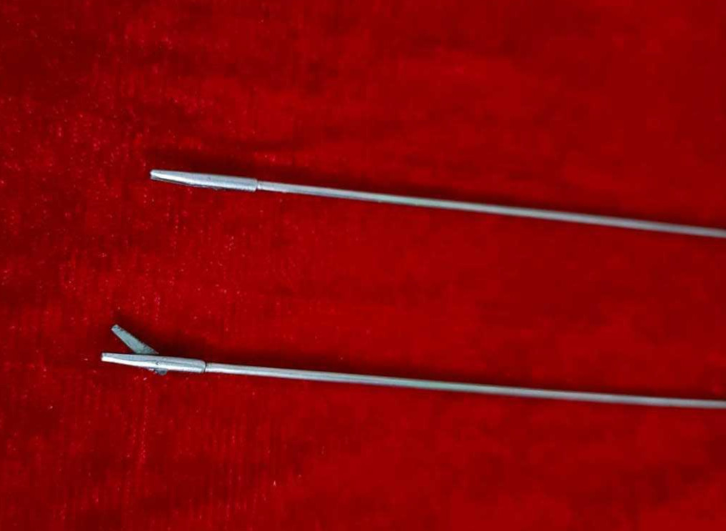 Hysteroscopy Semi Rigid Scissor 5fr 40cm Reusable Surgical Instruments – 4pc