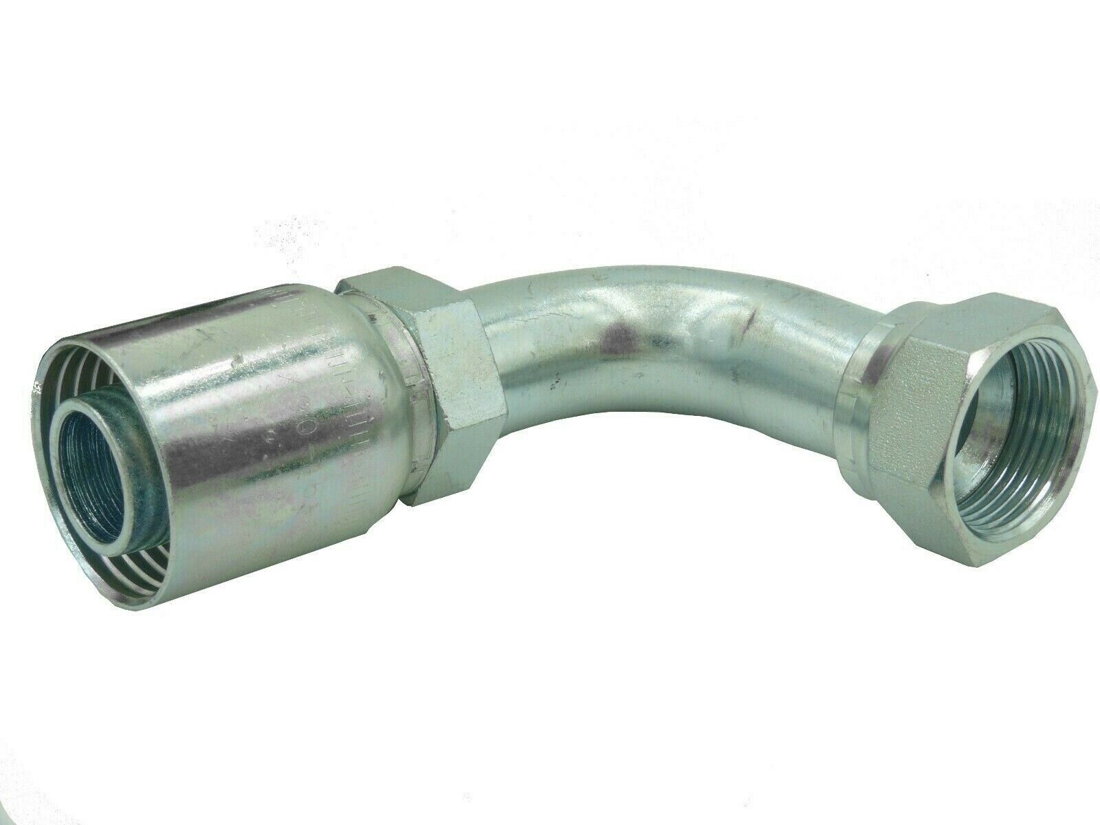 FJX90-16-16 1″ Female JIC 90° Crimp On Hose Fitting – 16U-676