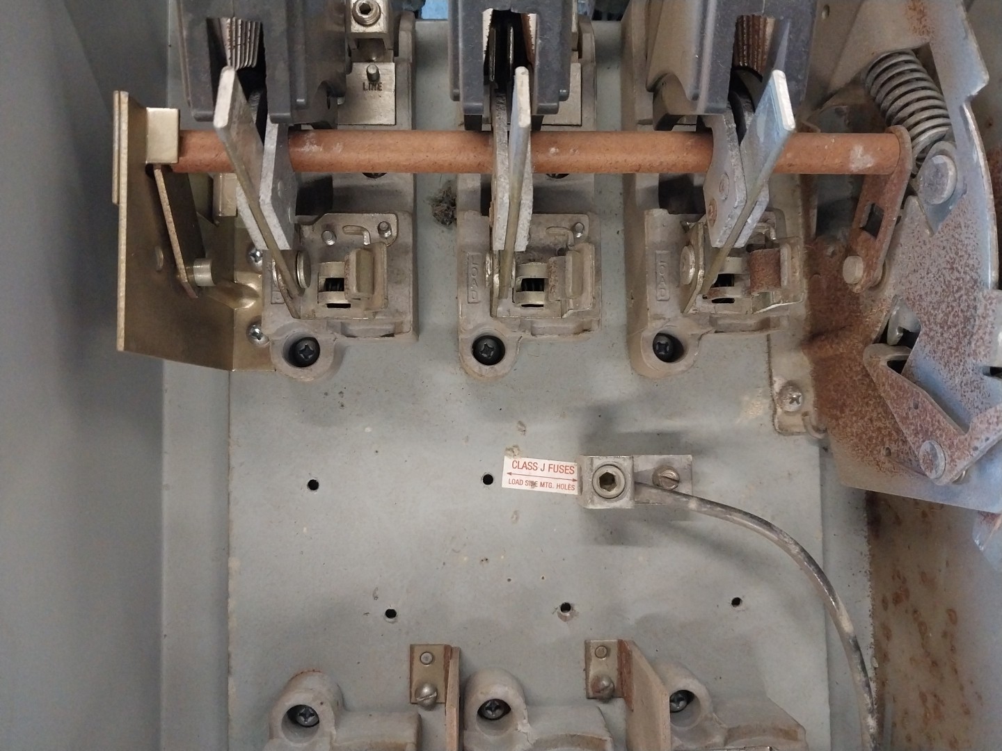 Federal Pacific Electric No Sp1136 100 Amps 600 Volts 3 Poles Fusible Switch