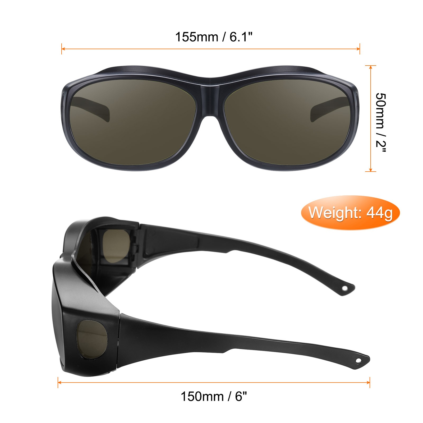 Welding Glasses IR Shade 4 CE Certified Protective Glasses Wrap-Around Lens New
