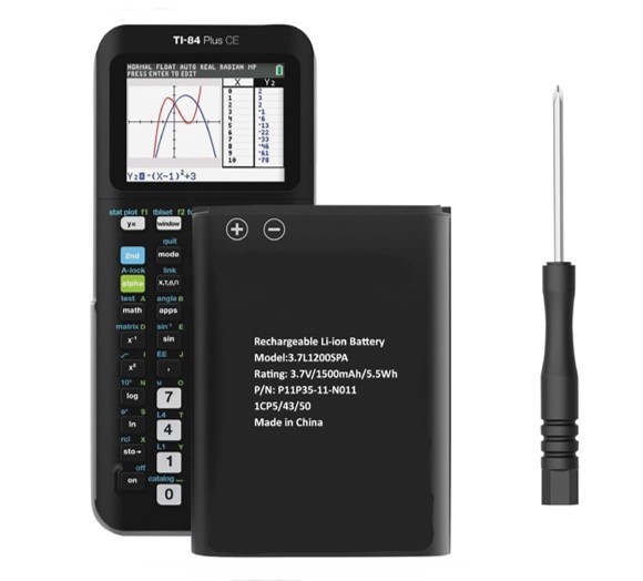 Battery Replacement For Texas Instruments TI-84 Plus CE C Calculator TI NSpire