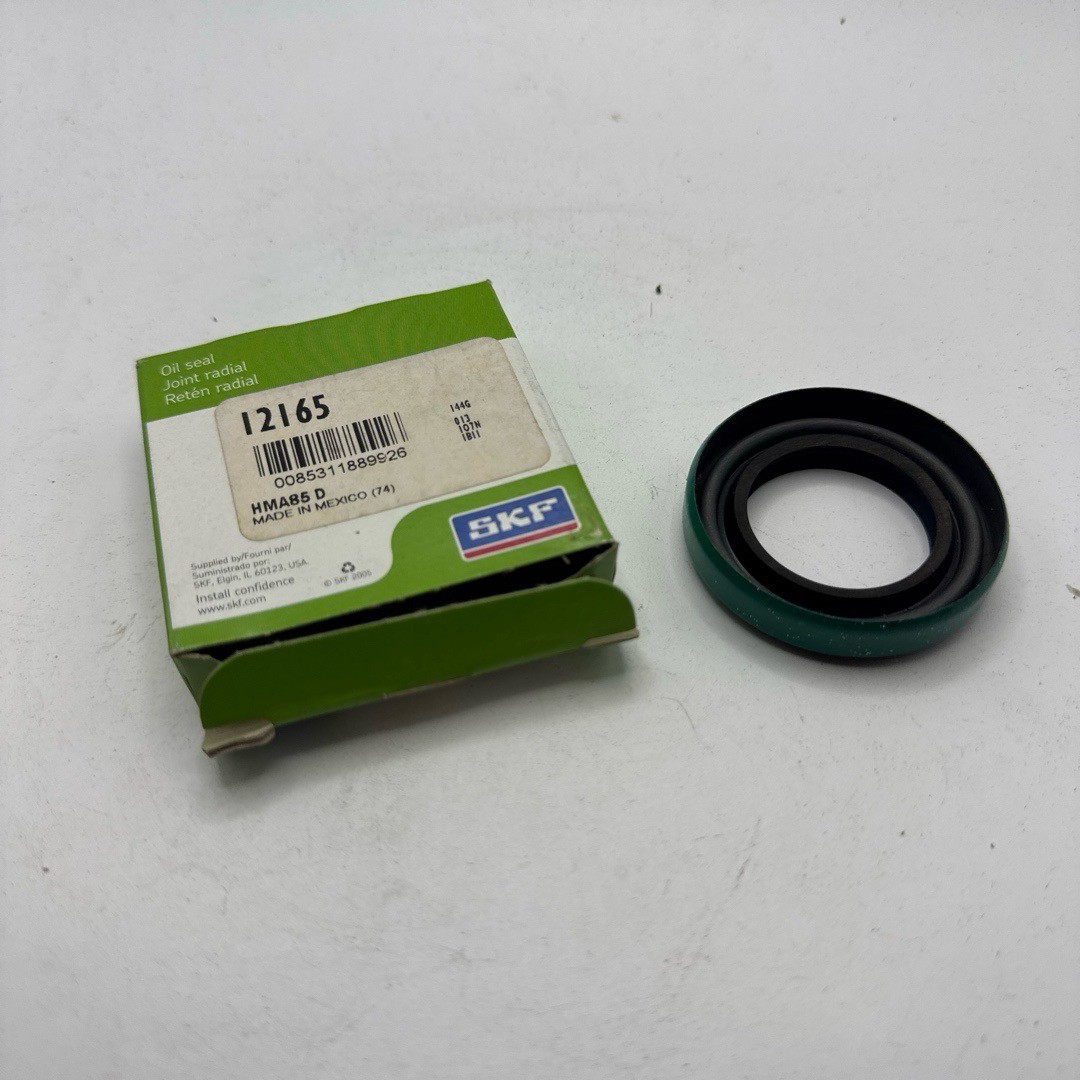 SKF Oil Seal Shaft 1.219″ OD 1.979″ 12165 Improved Heat Resistance Auxiliary Lip