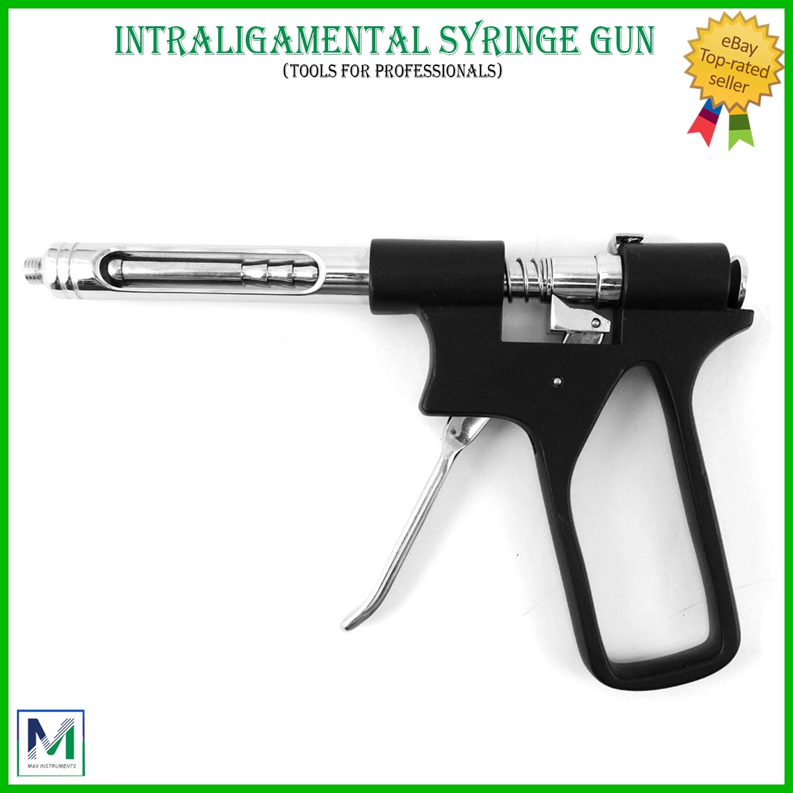 Dental Anesthetic Syringe Intraligamental Gun 1.8ML Injection AMR + EUR Threads