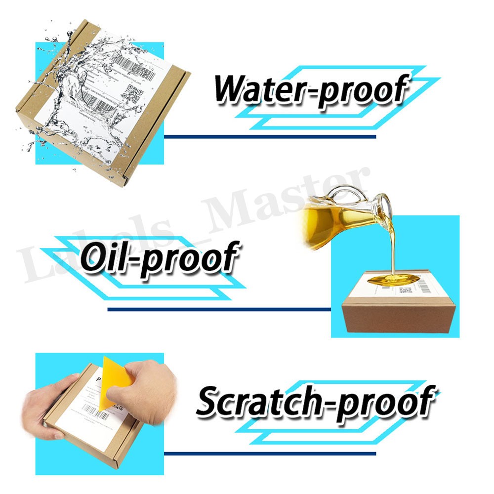 4×6 Fanfold Direct Thermal Shipping Labels for Zebra & Rollo Printers and More
