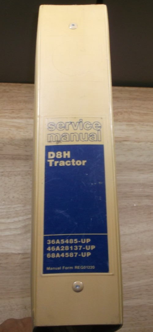 CAT CATERPILLAR D8 D8H TRACTOR DOZER SERVICE SHOP REPAIR MANUAL BOOK 36A 46A 68A