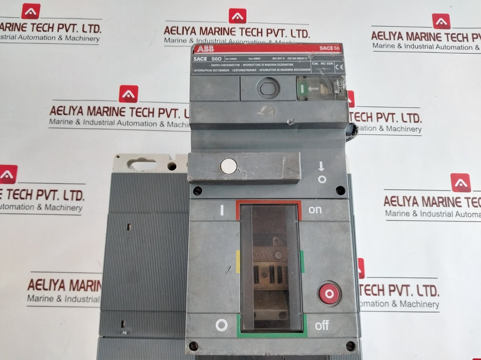 ABB SACE S6D Power Switch Disconnector 630A 690V 50/60Hz