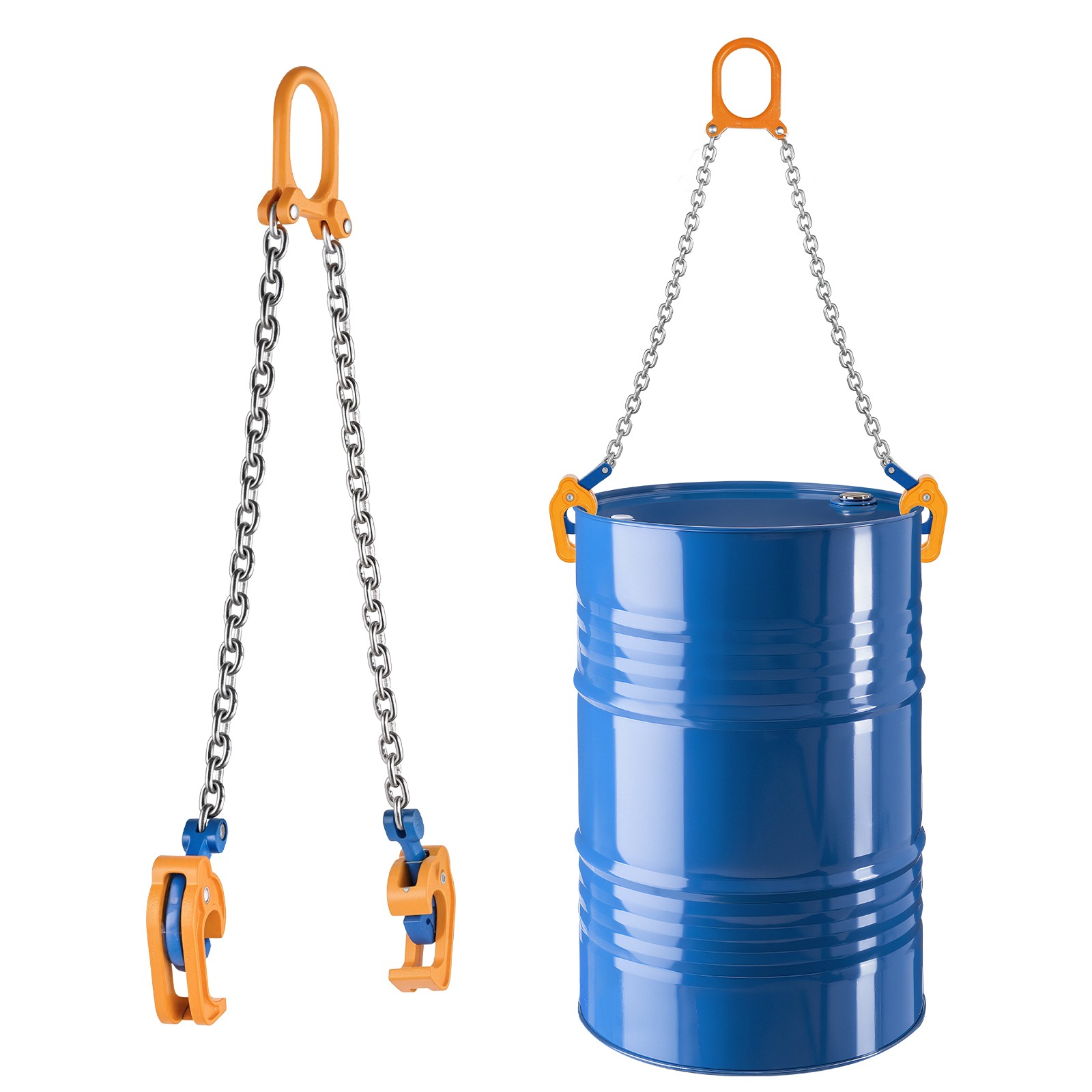 VEVOR Chain Drum Lifter with Thickened Hook 2000LB Capacity Drum Lifting Chain
