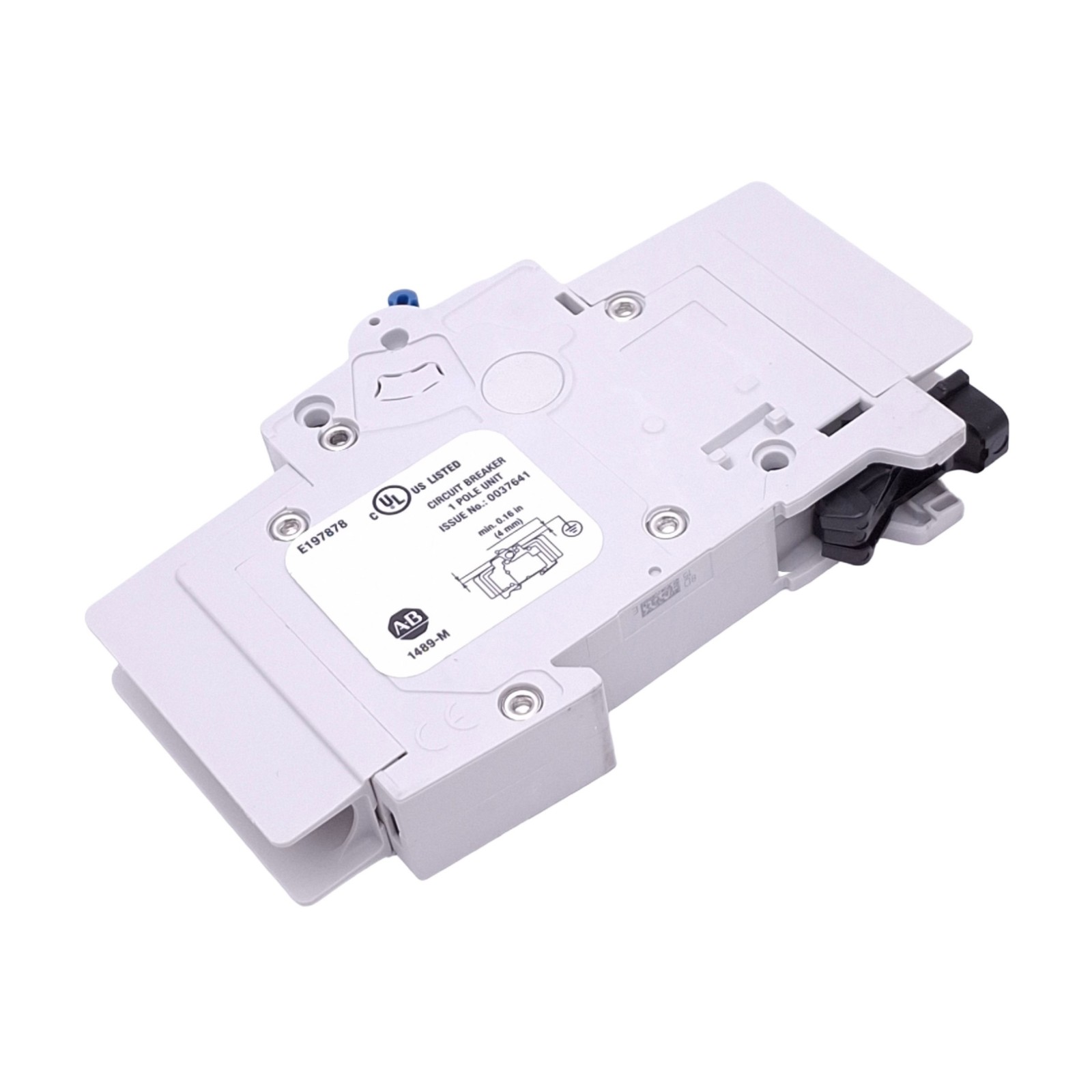 Allen Bradley 1489-M1D150 Circuit Breaker, 1-Pole 15A, 277VAC Max, DIN Rail