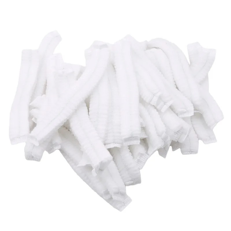 Disposable Non-Woven Bouffant Caps by JEVOLVE | 100% Latex Free Hair Net